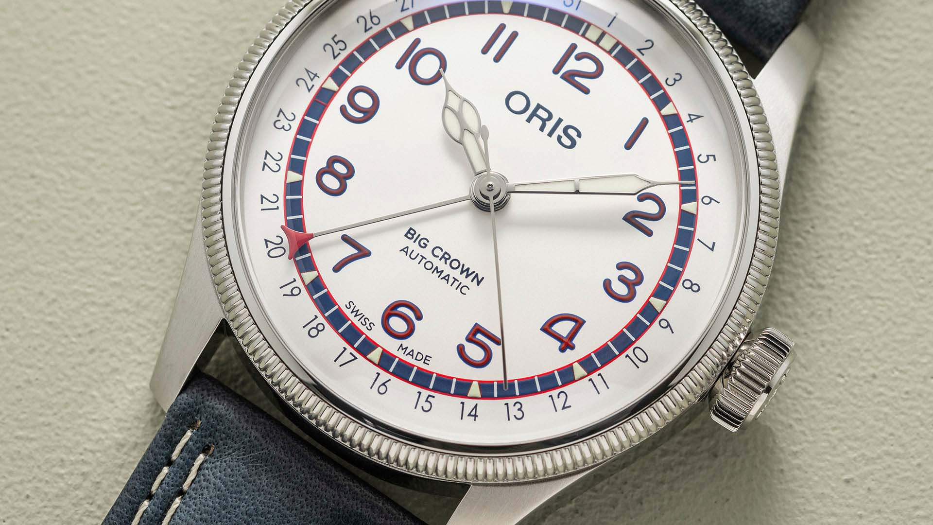 Оригинальные часы Oris Oris Big Crown Hank Aaron Limited Edition 01 754 7785 4081-Set механические калибр механизма 754 общий вид